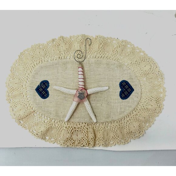 Wire Wrapped Pencil Starfish Christmas Ornament or Suncatcher - Picture 3 of 4